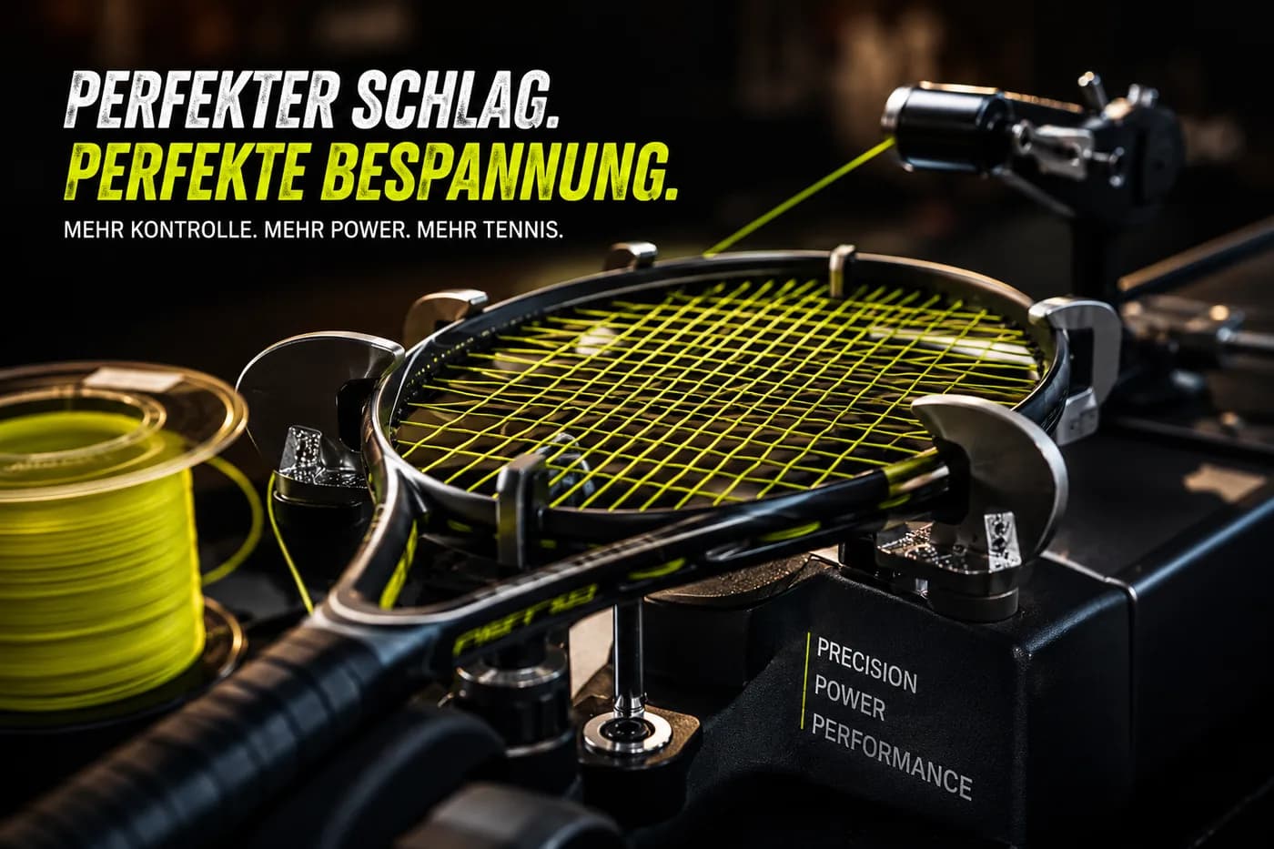 Schläger-Bespannservice – 25 € inklusive Saite